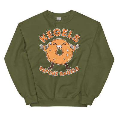 Kegels Before Bagels -- Unisex Sweatshirt