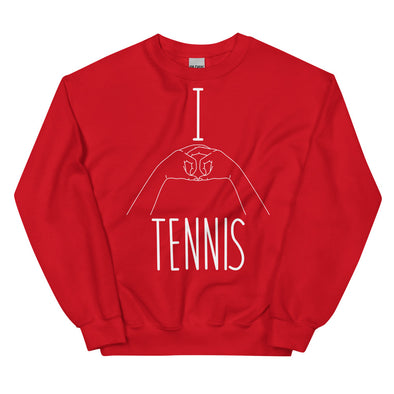 I Heart Tennis -- Unisex Sweatshirt