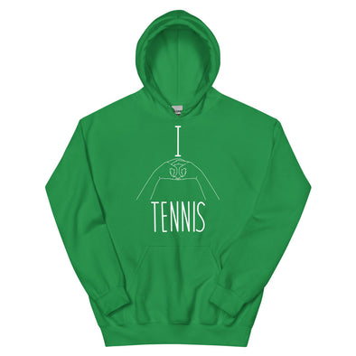 I Heart Tennis -- Unisex Hoodie