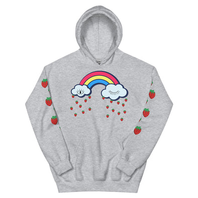 Strawberry Rain -- Unisex Hoodie