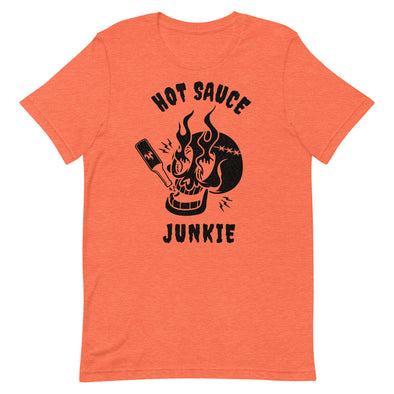 Hot Sauce Junkie -- Short-Sleeve Unisex T-Shirt