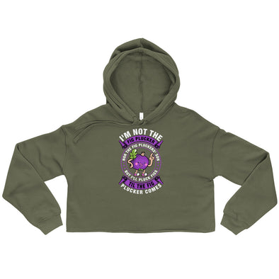 Fig Plucker -- Crop Hoodie