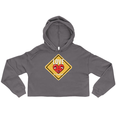 Love Is Stupid -- Crop Hoodie